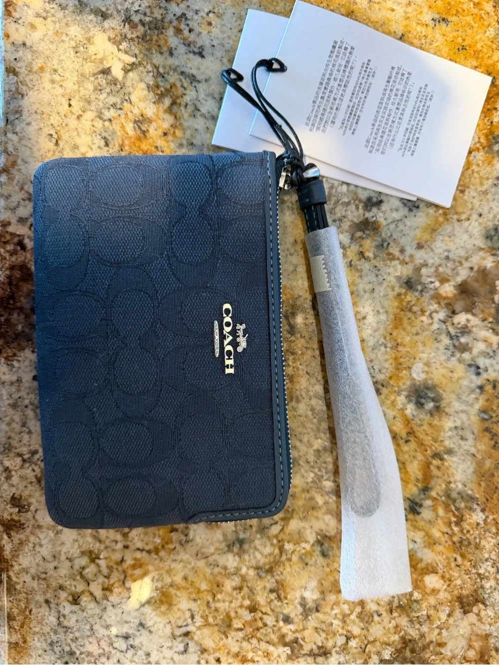Coach signature jacquard